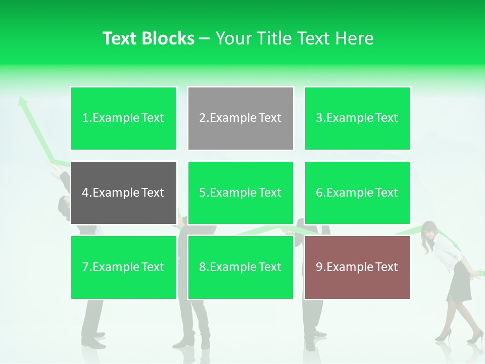 Colleagues Team Successful PowerPoint Template