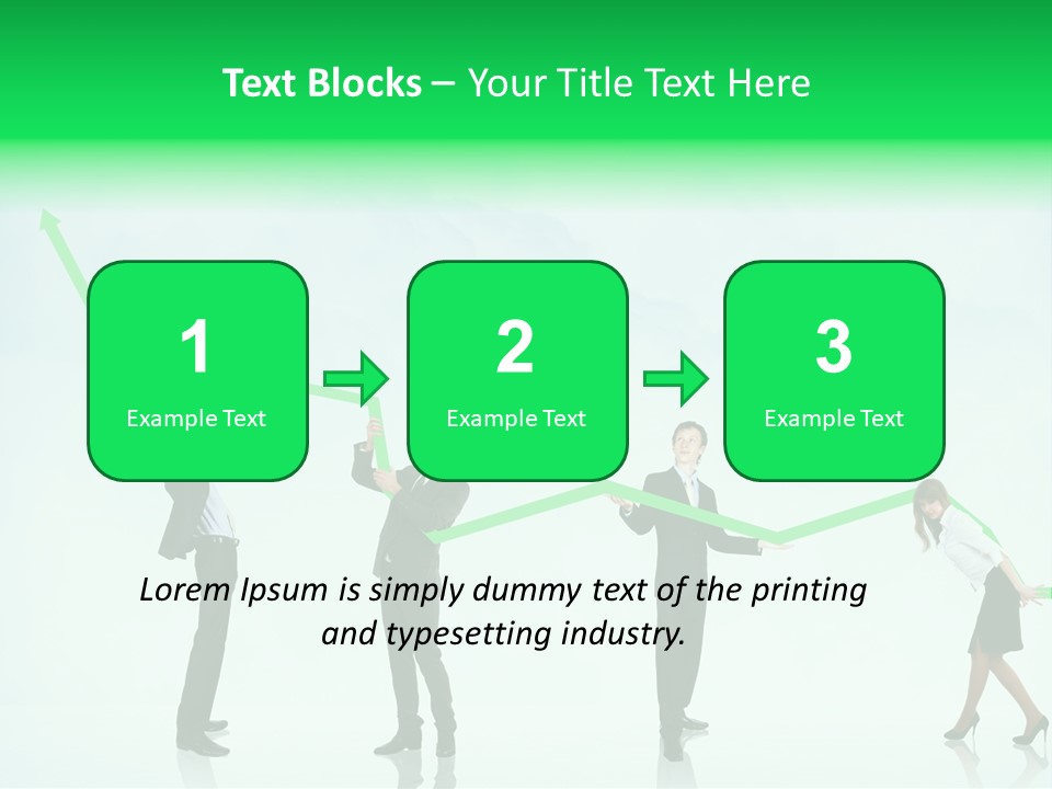 Colleagues Team Successful PowerPoint Template
