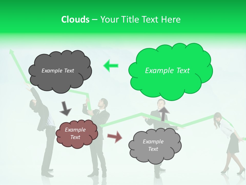 Colleagues Team Successful PowerPoint Template