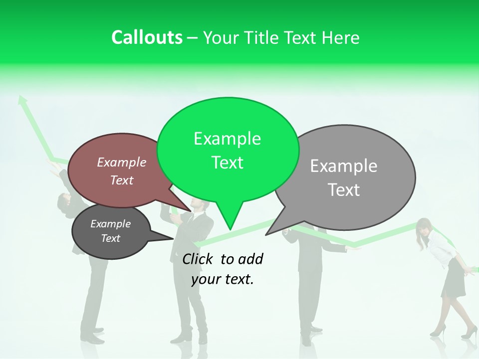 Colleagues Team Successful PowerPoint Template