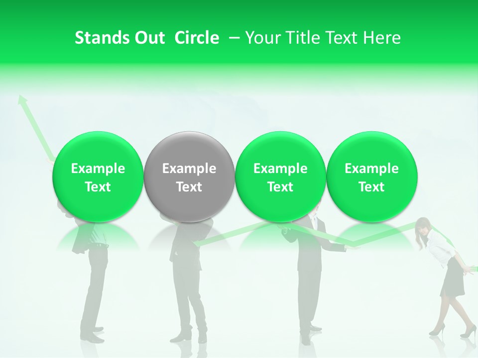 Colleagues Team Successful PowerPoint Template