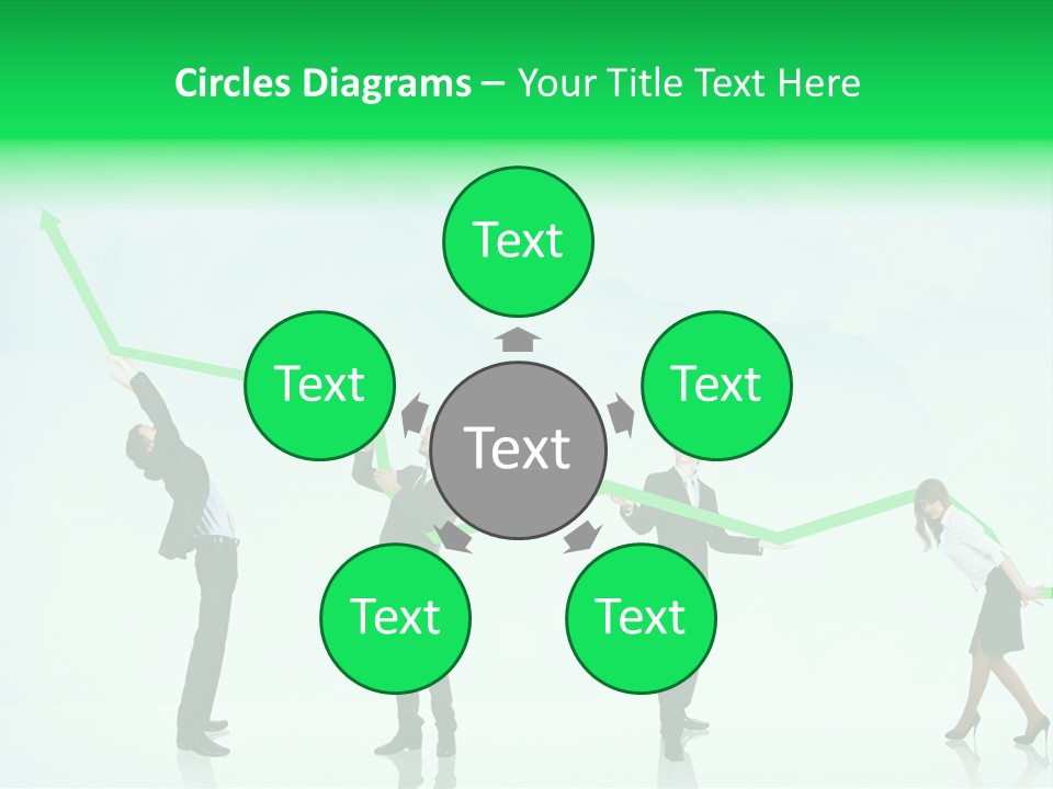 Colleagues Team Successful PowerPoint Template