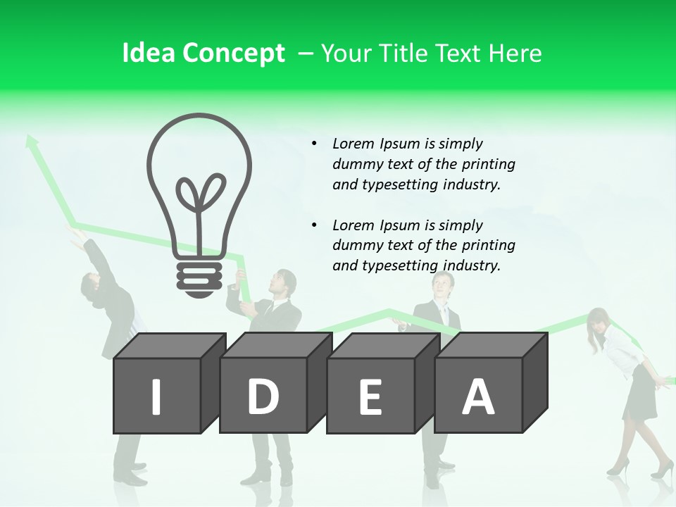 Colleagues Team Successful PowerPoint Template