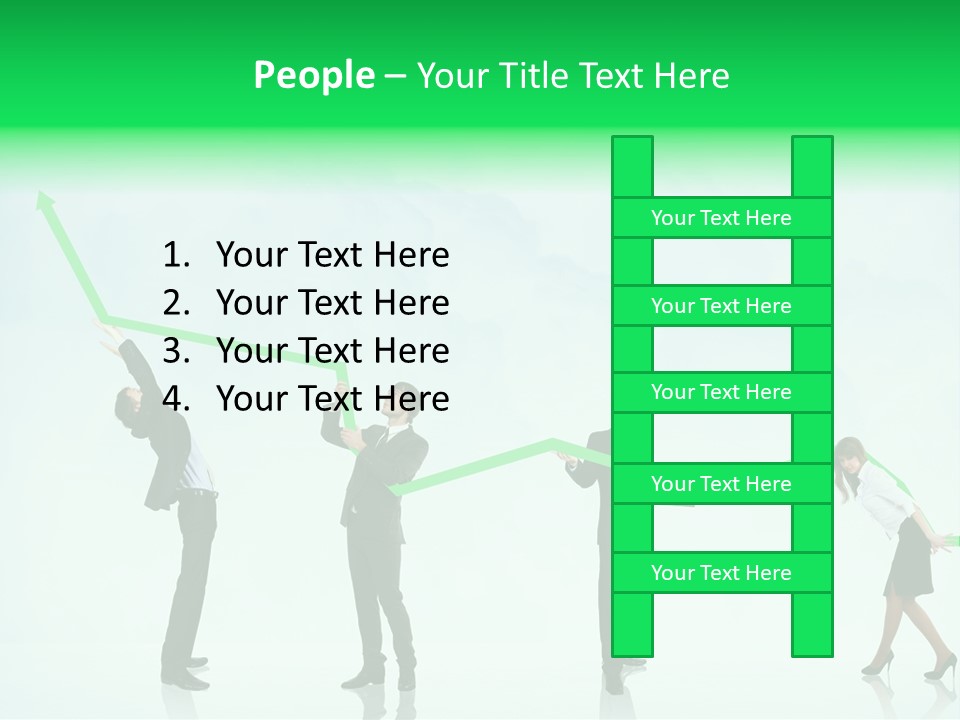 Colleagues Team Successful PowerPoint Template