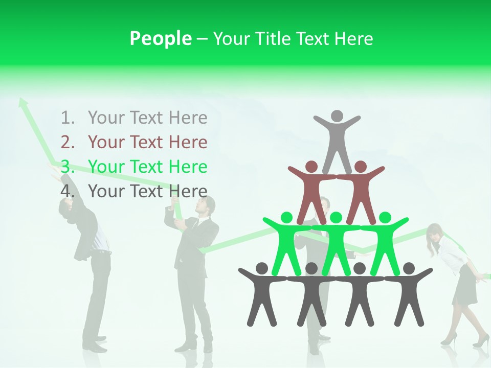 Colleagues Team Successful PowerPoint Template