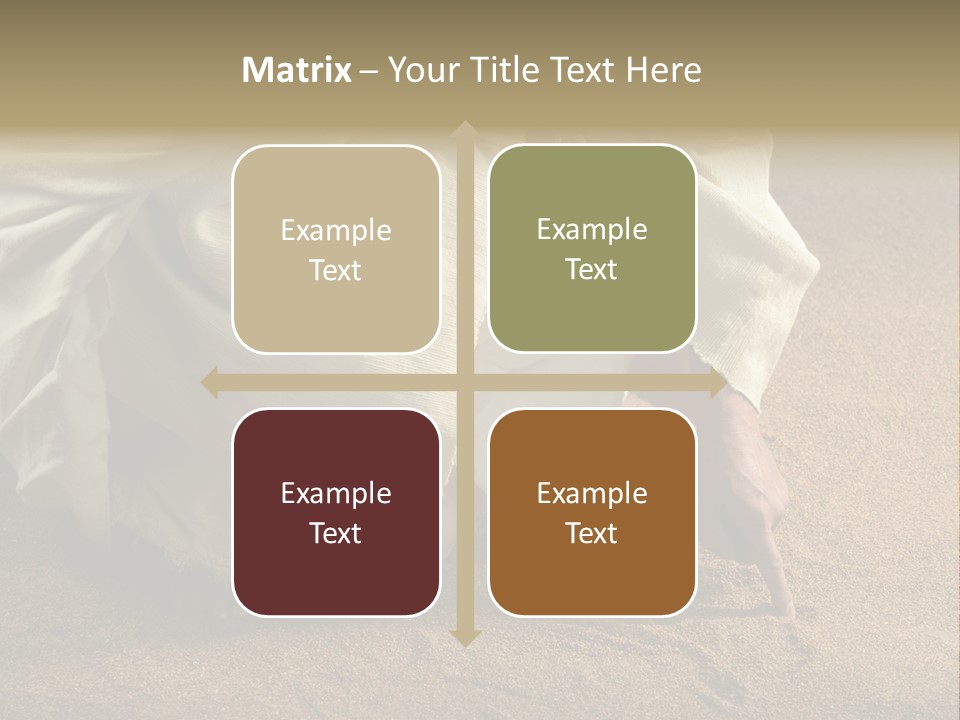 Sacred Jesuschrist Hands PowerPoint Template