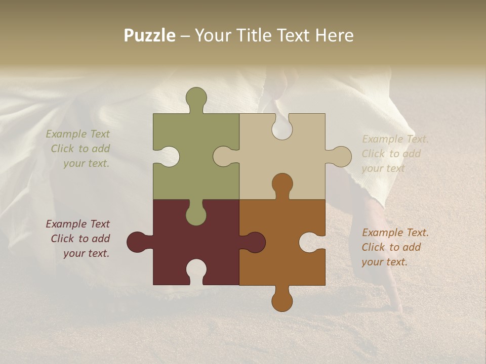 Sacred Jesuschrist Hands PowerPoint Template