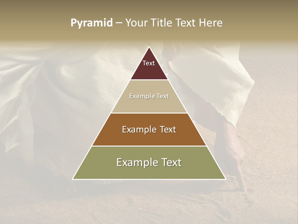 Sacred Jesuschrist Hands PowerPoint Template