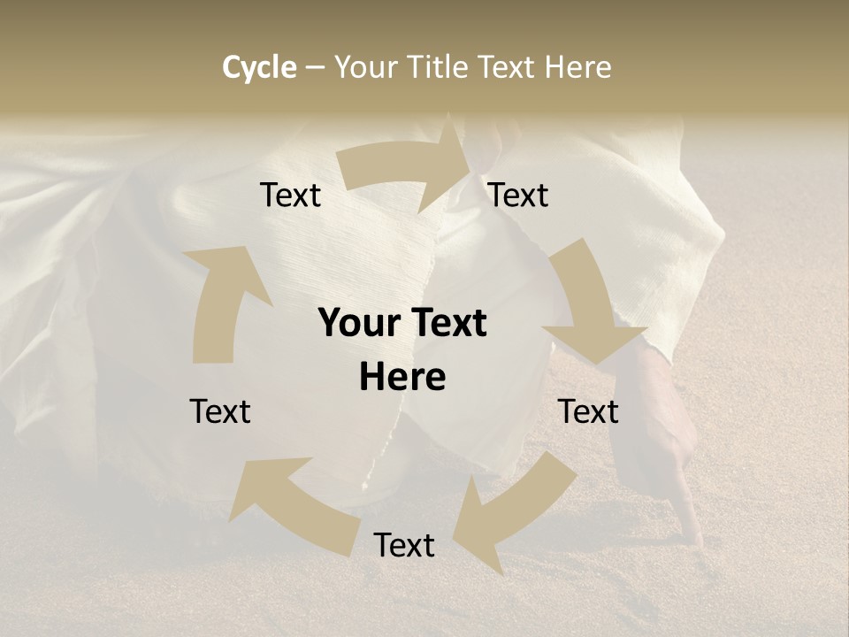 Sacred Jesuschrist Hands PowerPoint Template