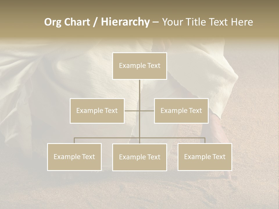 Sacred Jesuschrist Hands PowerPoint Template