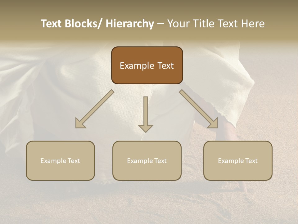Sacred Jesuschrist Hands PowerPoint Template
