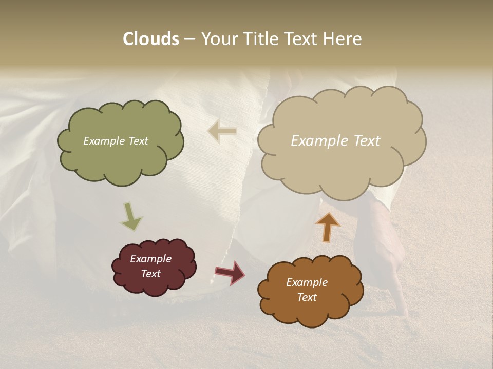 Sacred Jesuschrist Hands PowerPoint Template