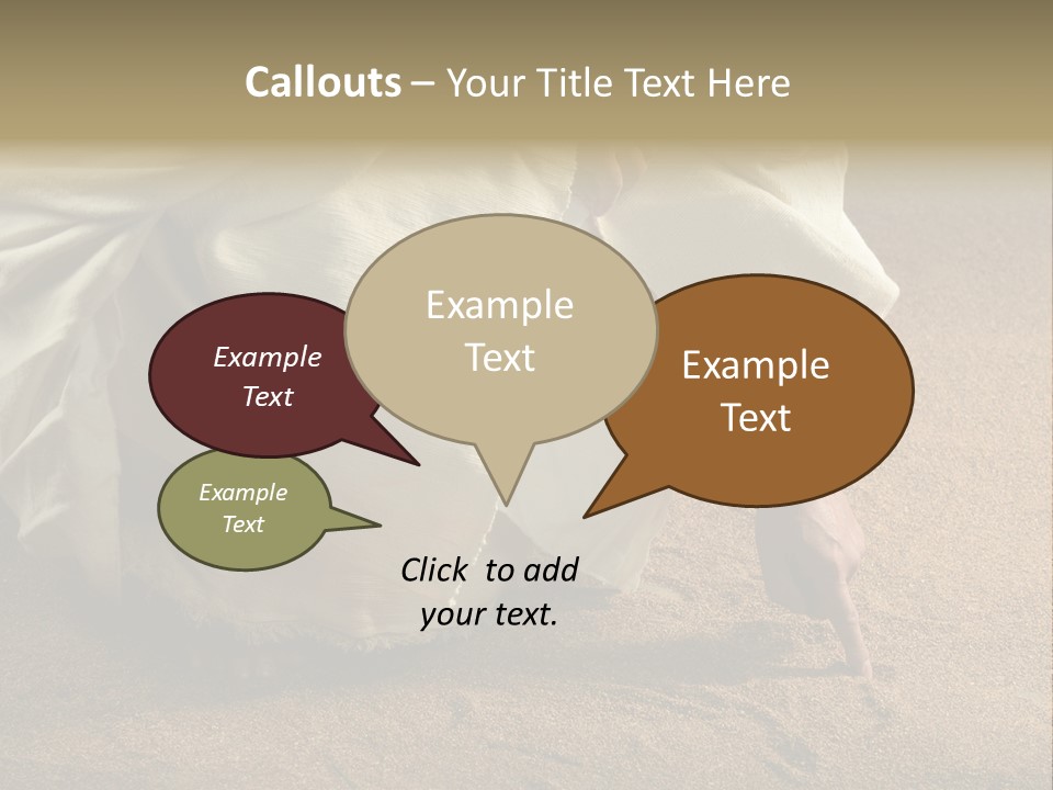 Sacred Jesuschrist Hands PowerPoint Template