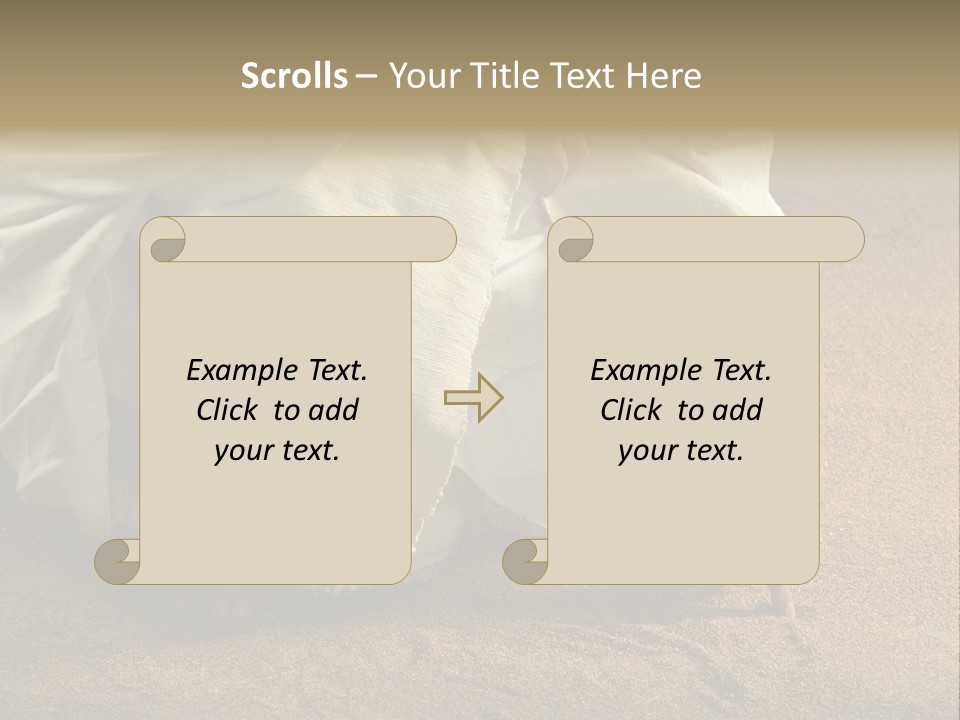 Sacred Jesuschrist Hands PowerPoint Template