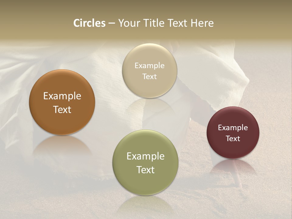 Sacred Jesuschrist Hands PowerPoint Template