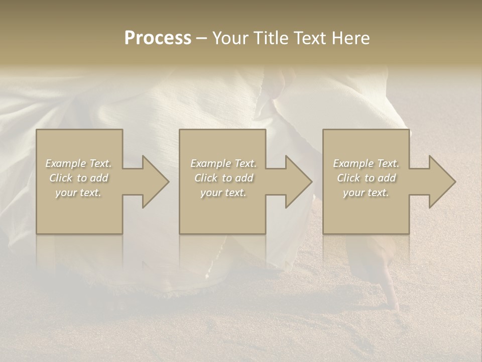Sacred Jesuschrist Hands PowerPoint Template