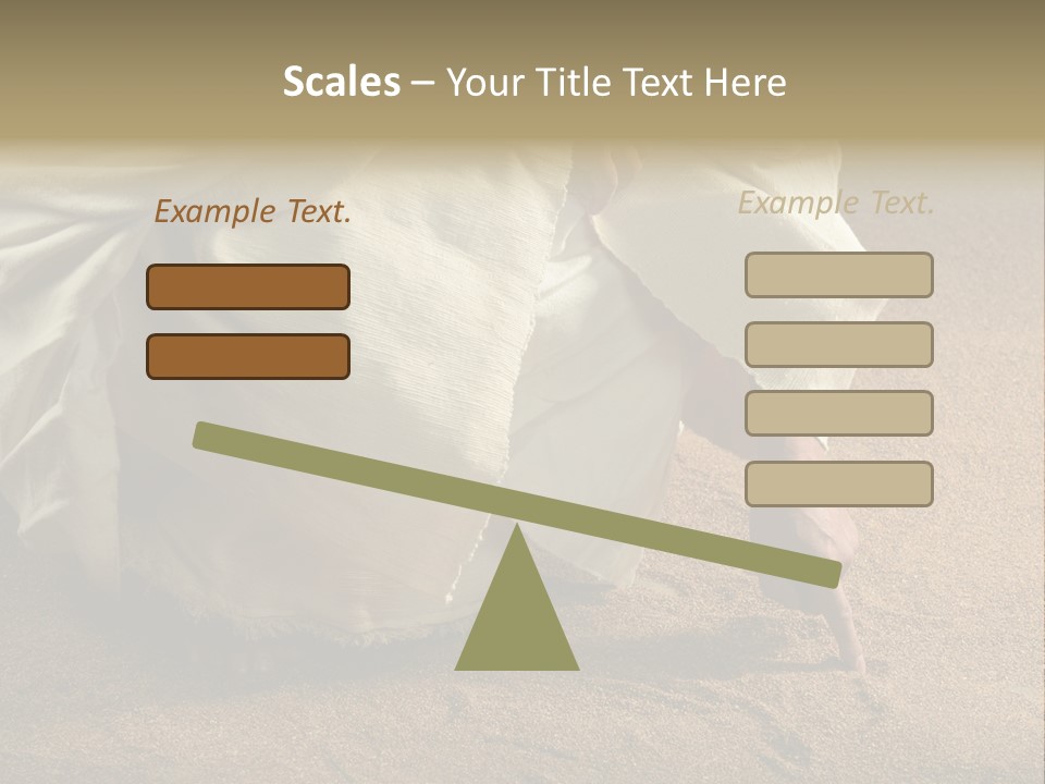 Sacred Jesuschrist Hands PowerPoint Template