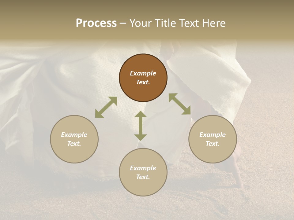 Sacred Jesuschrist Hands PowerPoint Template