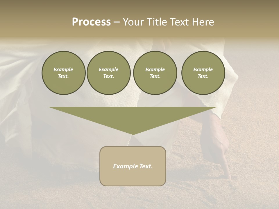 Sacred Jesuschrist Hands PowerPoint Template