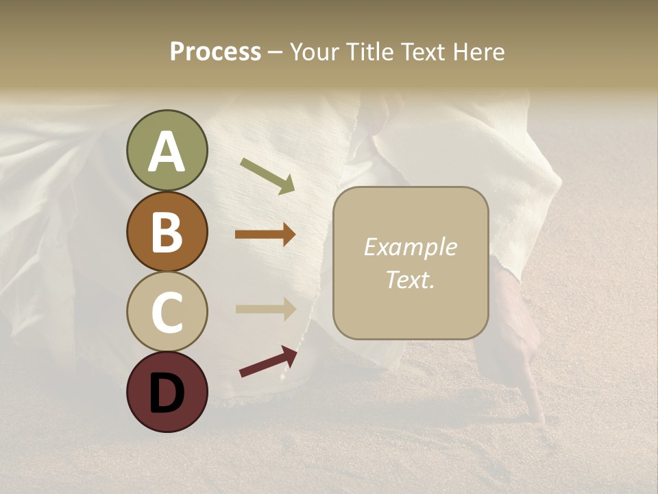Sacred Jesuschrist Hands PowerPoint Template