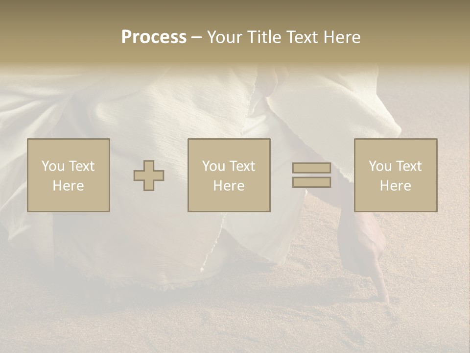 Sacred Jesuschrist Hands PowerPoint Template