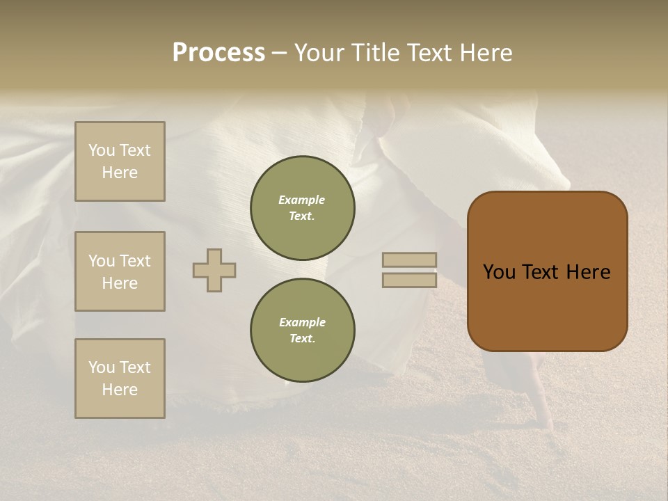 Sacred Jesuschrist Hands PowerPoint Template