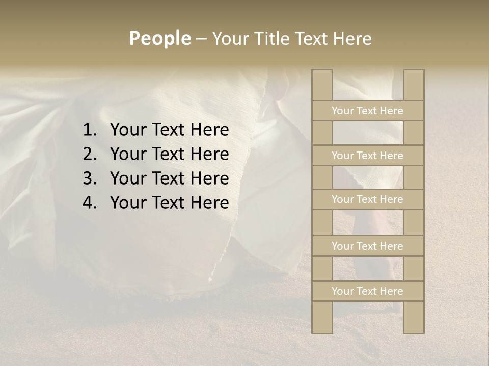 Sacred Jesuschrist Hands PowerPoint Template