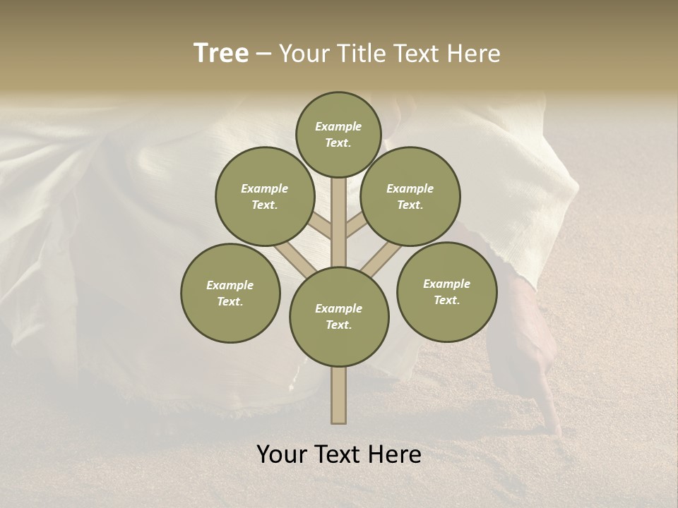 Sacred Jesuschrist Hands PowerPoint Template