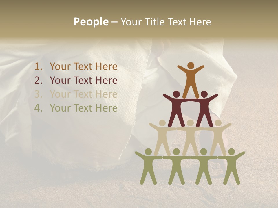 Sacred Jesuschrist Hands PowerPoint Template