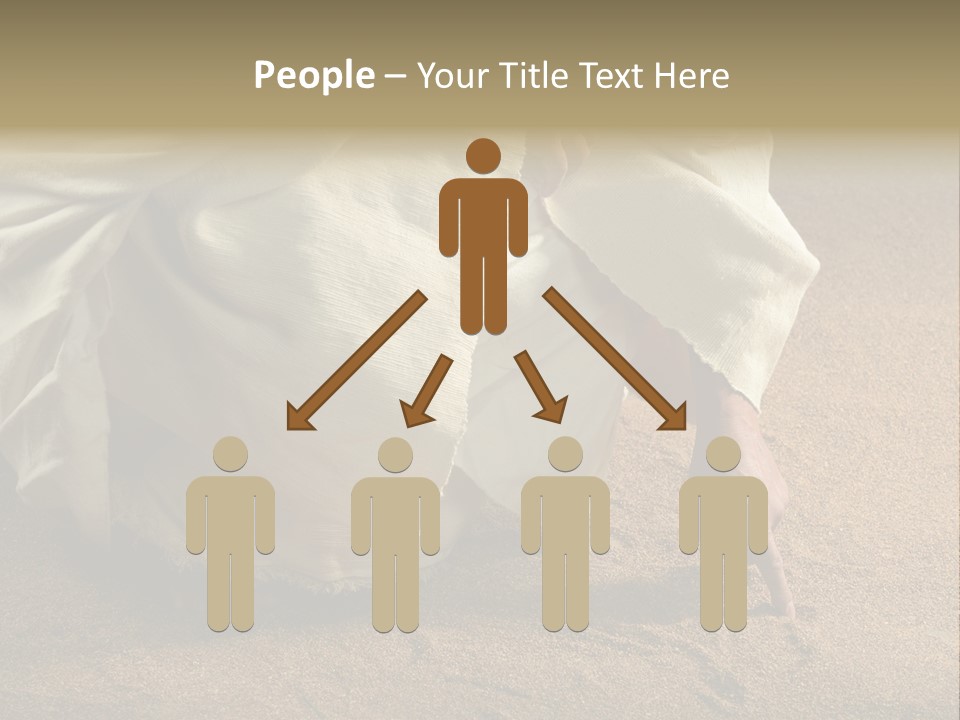 Sacred Jesuschrist Hands PowerPoint Template