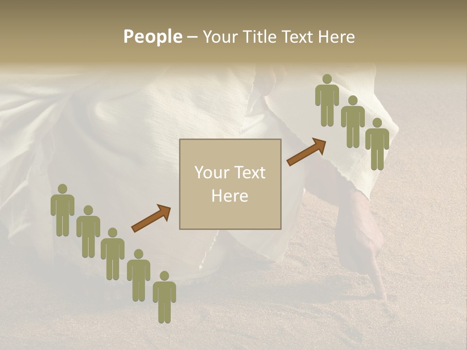 Sacred Jesuschrist Hands PowerPoint Template