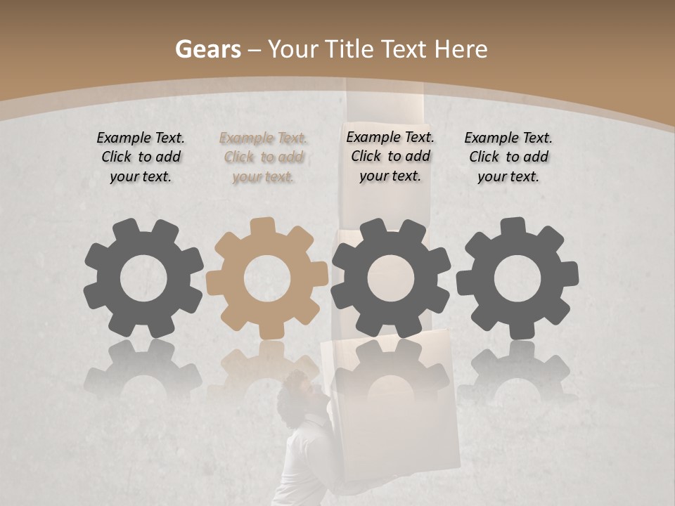 Worker Package Background PowerPoint Template