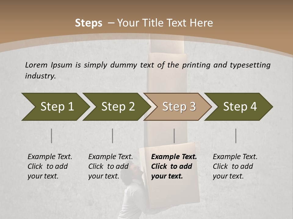 Worker Package Background PowerPoint Template