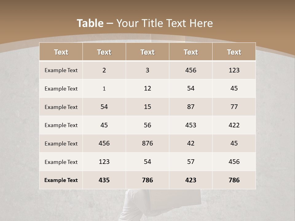 Worker Package Background PowerPoint Template