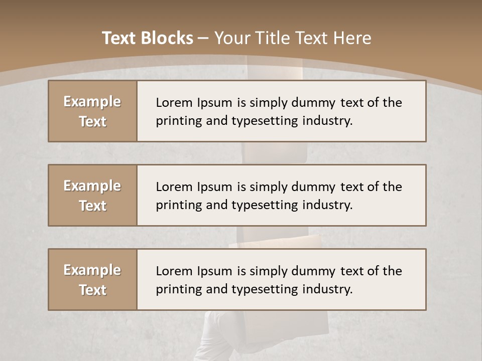 Worker Package Background PowerPoint Template