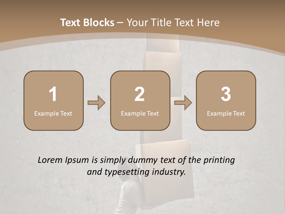 Worker Package Background PowerPoint Template