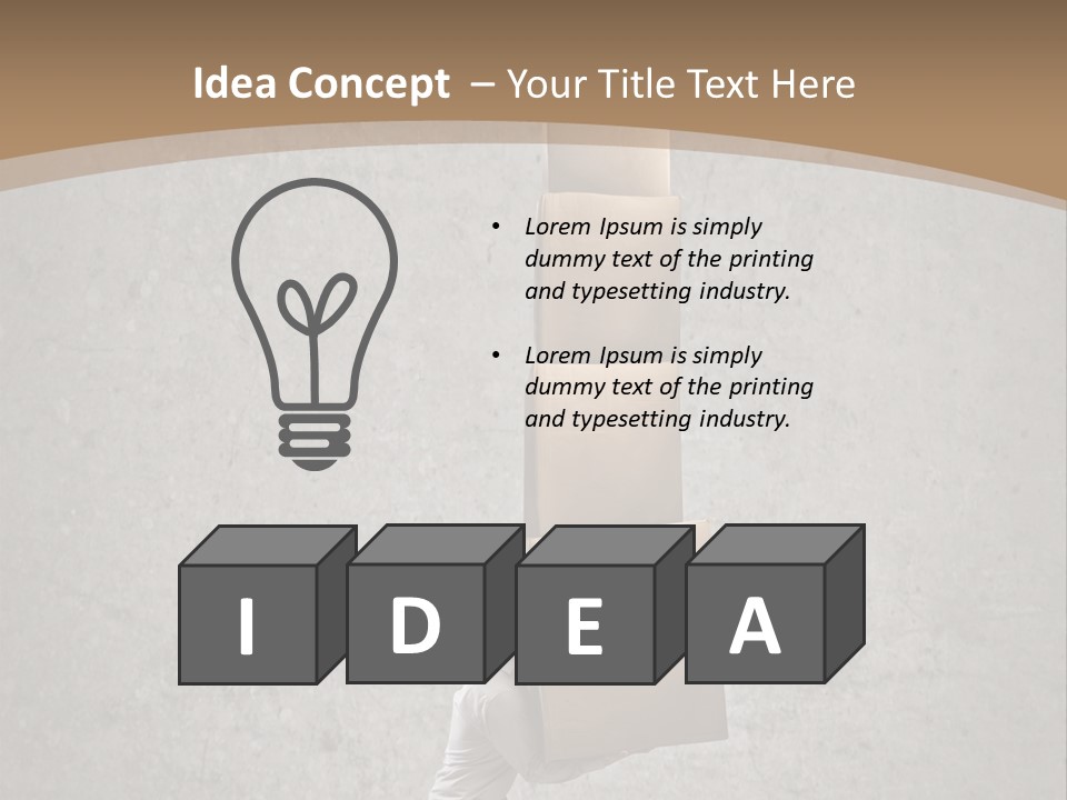 Worker Package Background PowerPoint Template