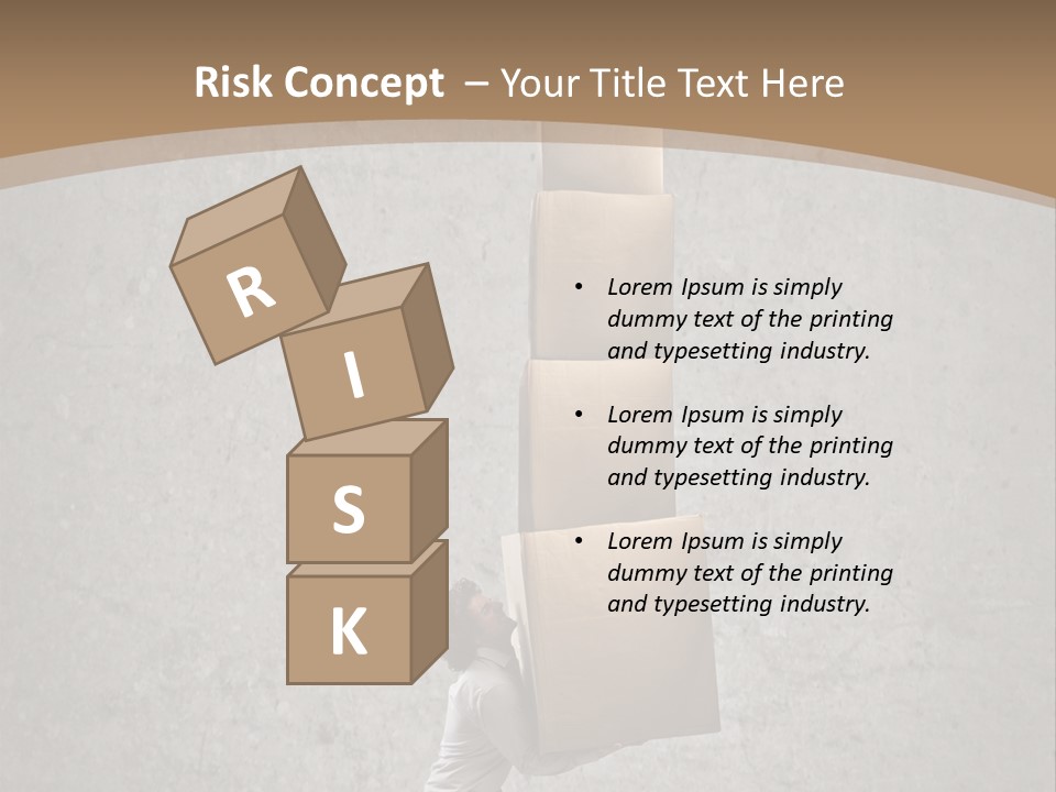 Worker Package Background PowerPoint Template