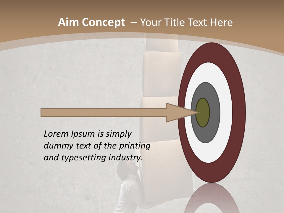 Worker Package Background PowerPoint Template