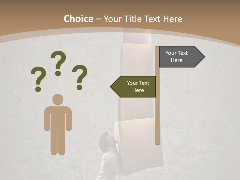 Worker Package Background PowerPoint Template