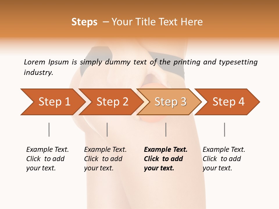 Calories Freshness Female PowerPoint Template