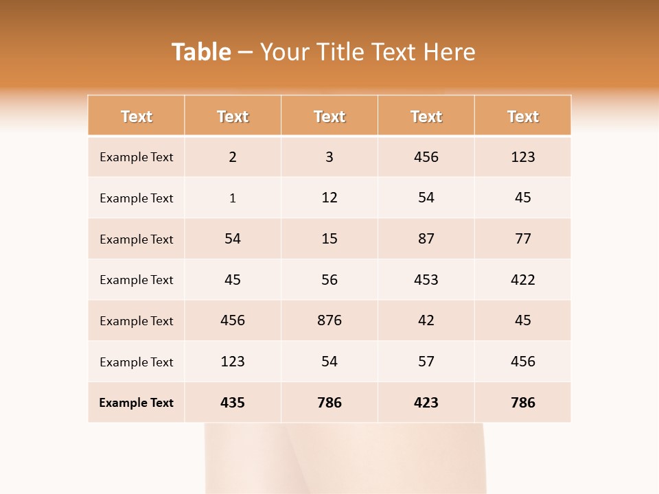 Calories Freshness Female PowerPoint Template