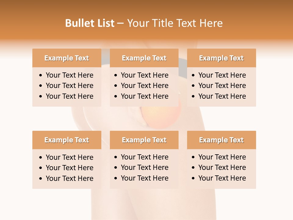 Calories Freshness Female PowerPoint Template