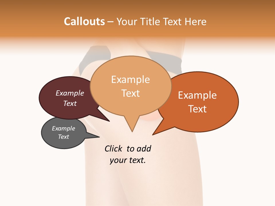 Calories Freshness Female PowerPoint Template