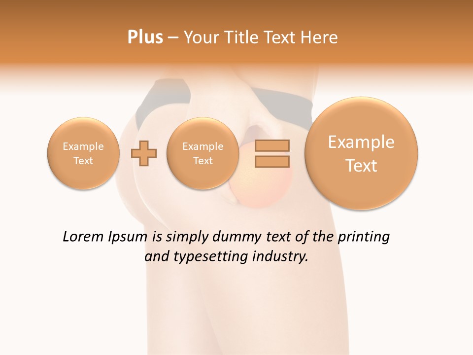 Calories Freshness Female PowerPoint Template