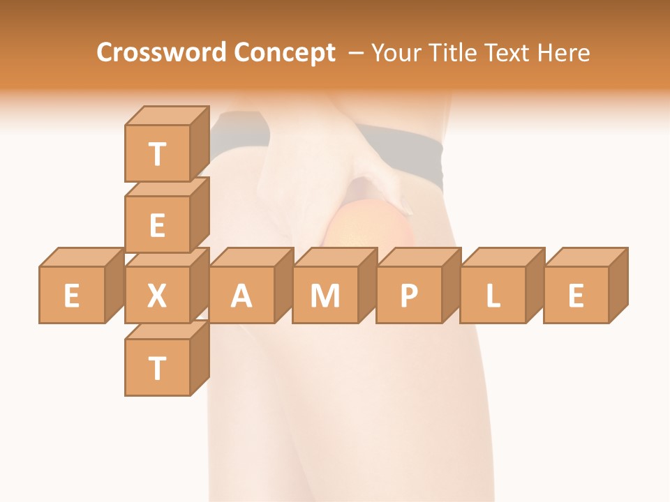 Calories Freshness Female PowerPoint Template