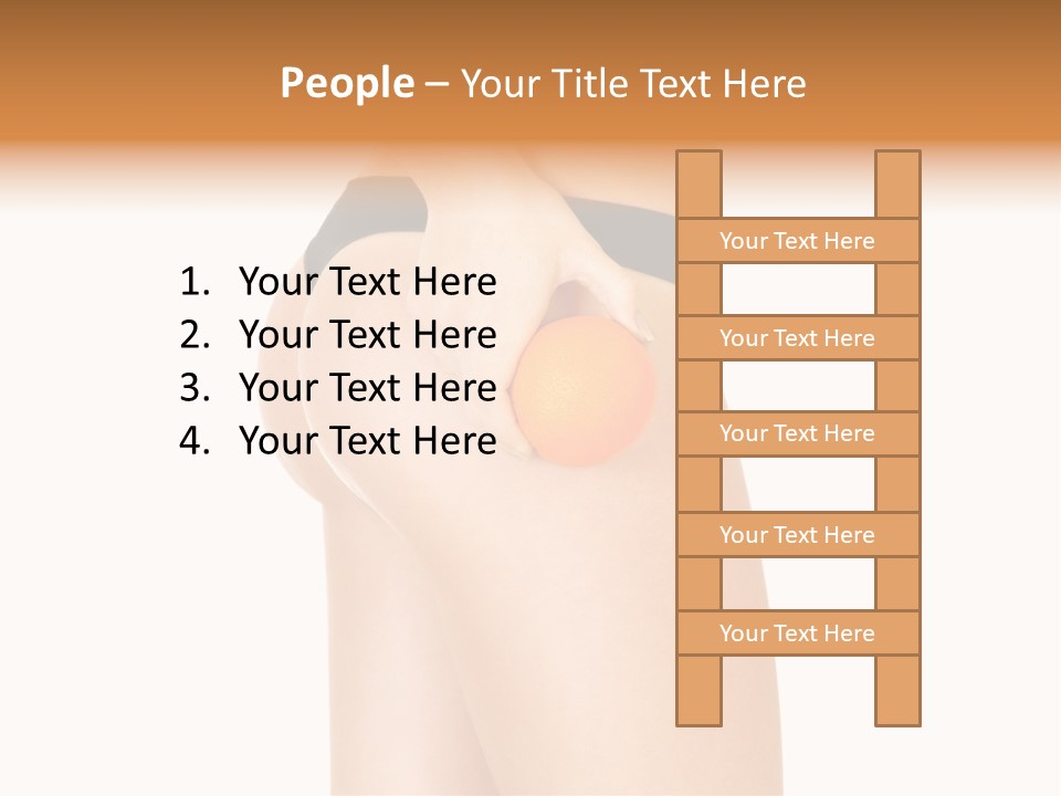 Calories Freshness Female PowerPoint Template