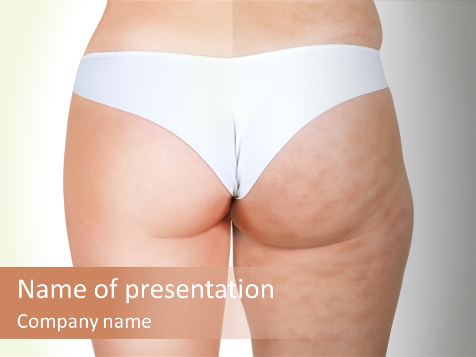 Hip Waist Human Skin PowerPoint Template