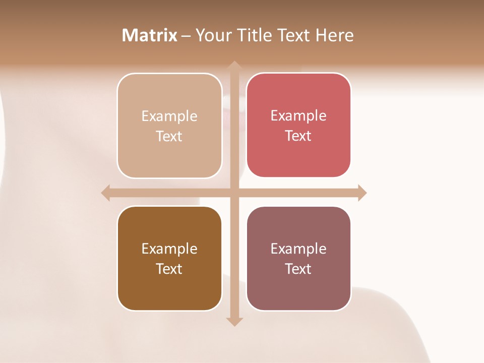 Charming Looking Skin PowerPoint Template