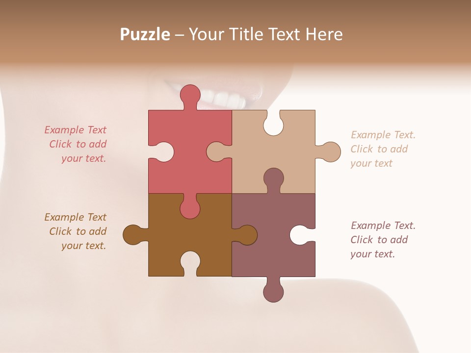 Charming Looking Skin PowerPoint Template